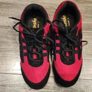 EUC Shasha Salsette Women's Red and Black Athletic Dance Shoes Women's Sz 10M